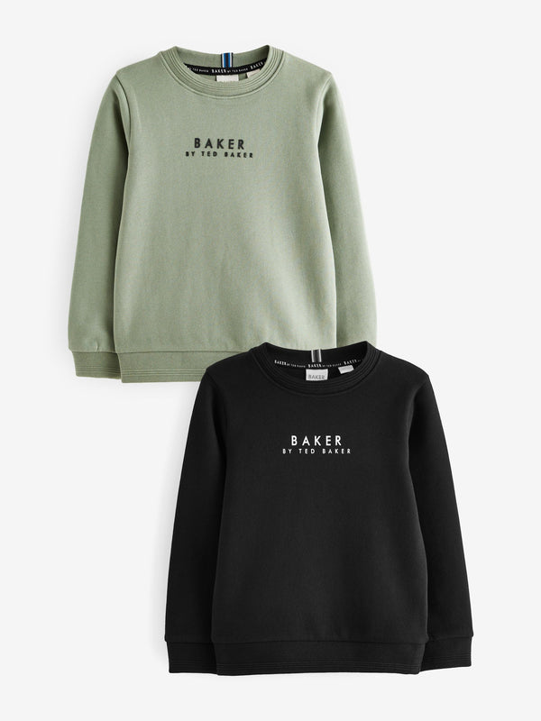 Baker by Ted Baker 100% Cotton Sweatshirts 2 Pack
