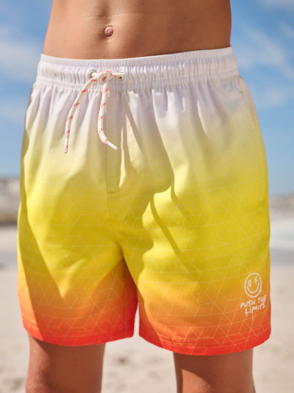 Orange Ombre Swim Shorts (3-16yrs)
