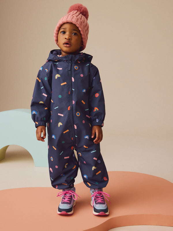 Navy Waterproof Character Puddlesuit (3mths-7yrs)