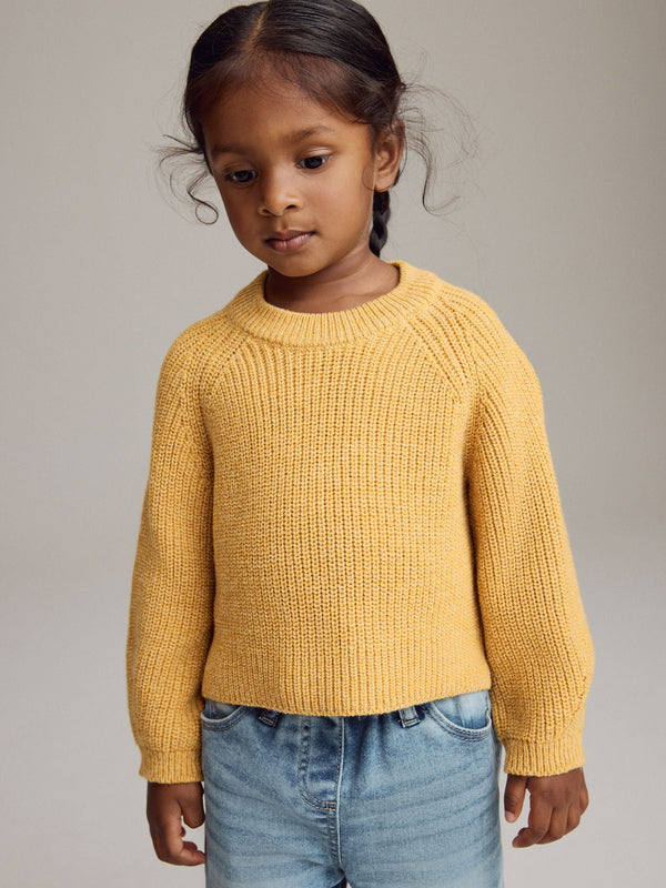 Yellow Knitted Jumper (3mths-7yrs)