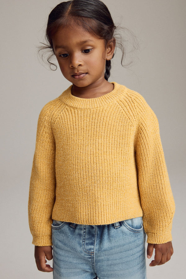 Yellow Knitted Jumper (3mths-7yrs)