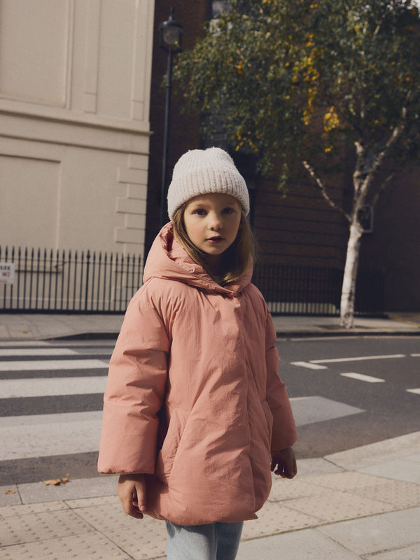 Pink Rust Shower Resistant Padded Coat (3-16yrs)