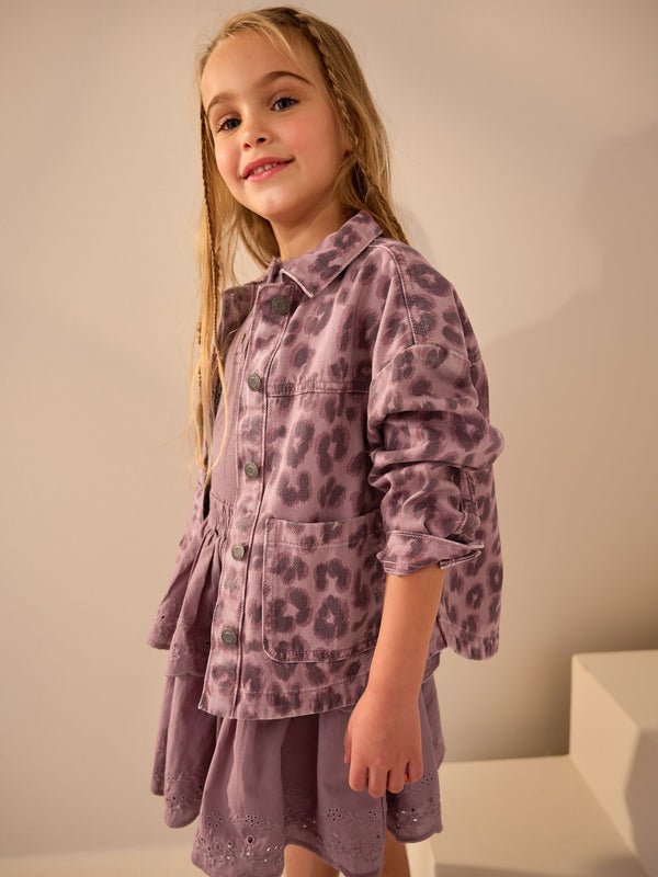Animal Denim Shacket (3-16yrs)