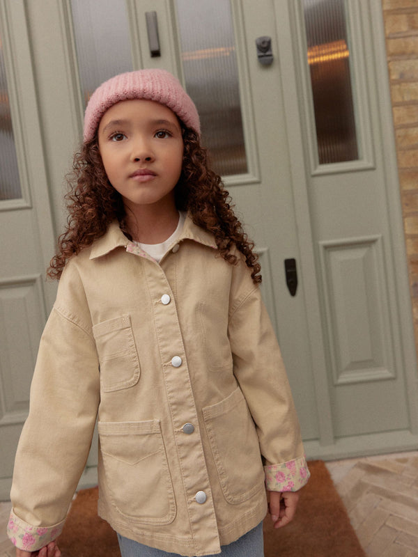 Stone Collared Shacket (3-16yrs)