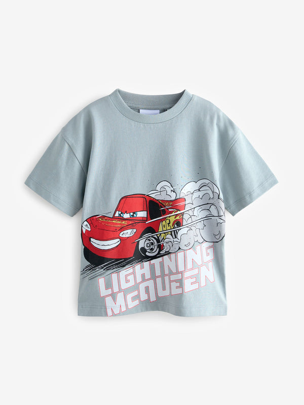 Blue Cars Lightning McQueen Short Sleeve T-Shirt (3mths-8yrs)