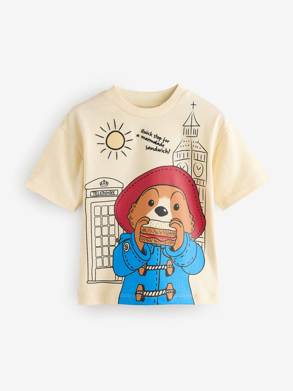 Buttermilk Paddington Bear Short Sleeve T-Shirt (3mths-8yrs)