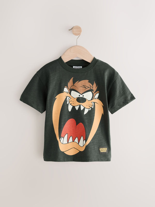 Charcoal Grey Looney Tunes Short Sleeve T-Shirt (3mths-8yrs)