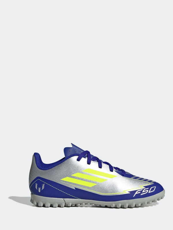 adidas Grey F50 Club Tf J Messi Football Boots