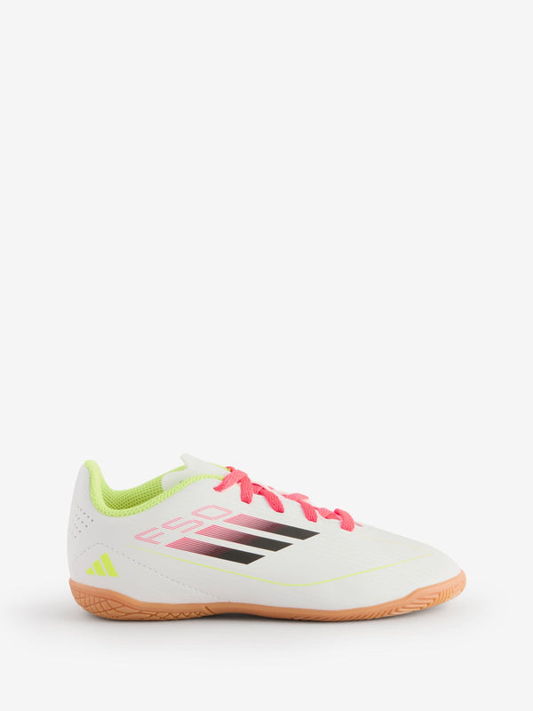 adidas White F50 Club in Football Boots