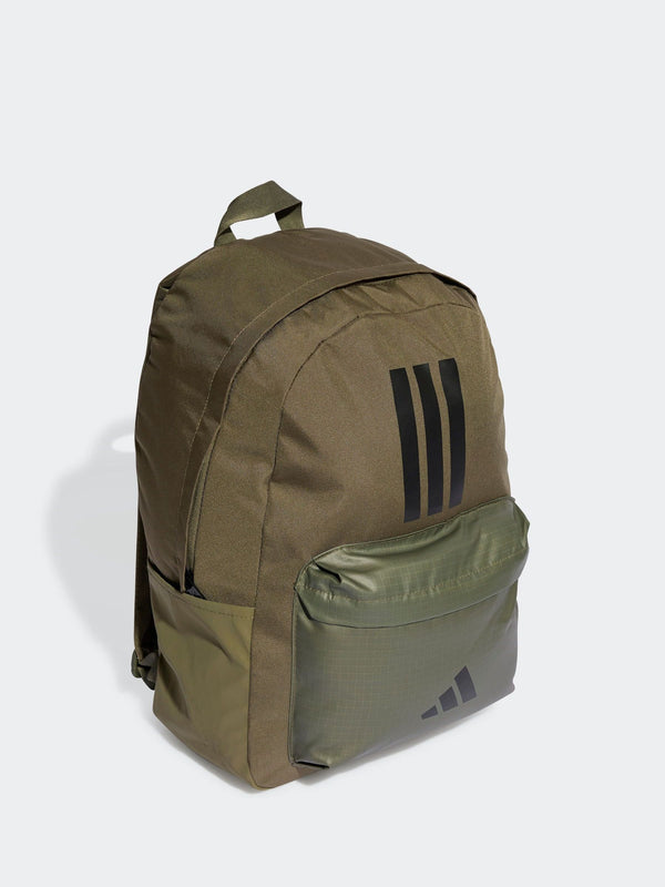 adidas Green Classic 3 Bar Logo Backpack