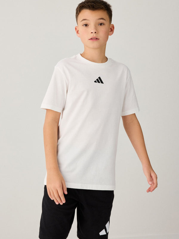 adidas White Essentials Kids T-Shirt