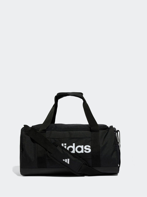 adidas Black Small Linear Duffel Bag