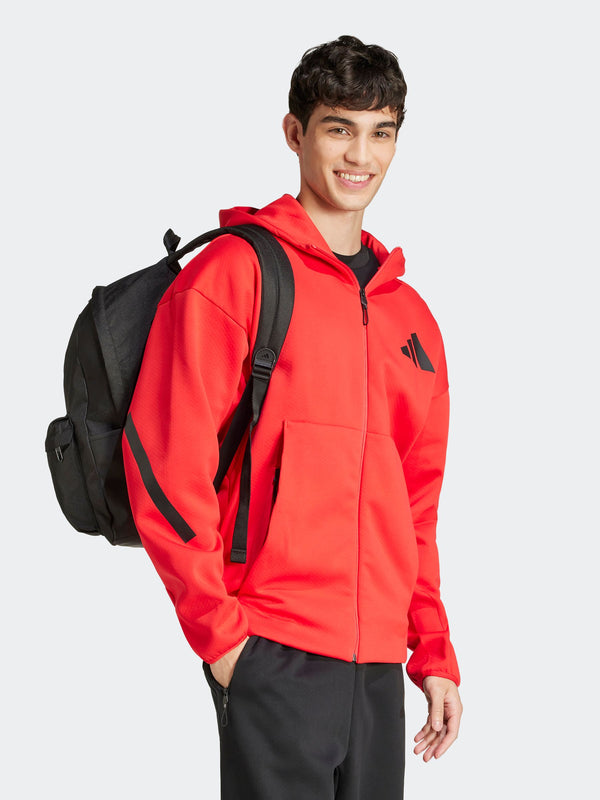 adidas Black Classic 3 Bar Logo Backpack