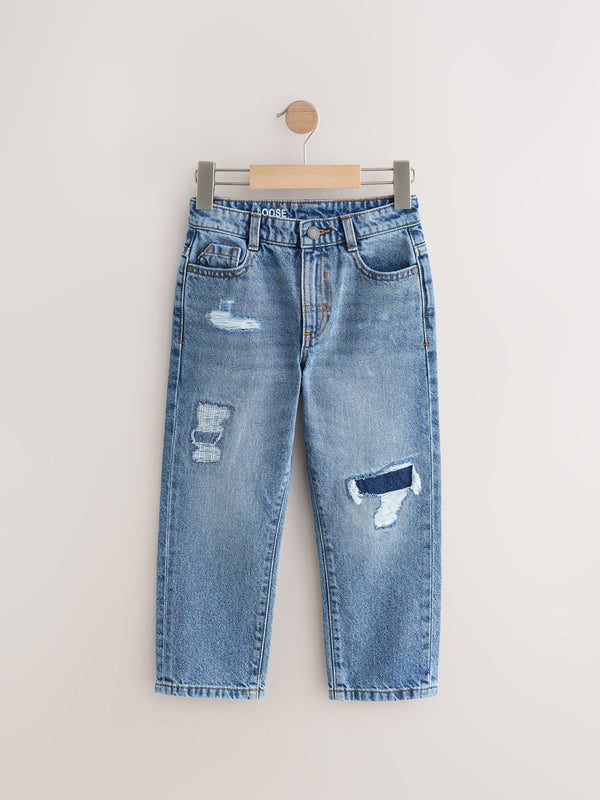 Mid Blue Loose Fit Authentic Jeans (3-16yrs)