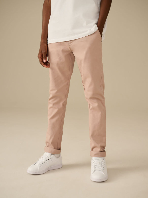 Blush Skinny Fit Stretch Chino Trousers (3-16yrs)