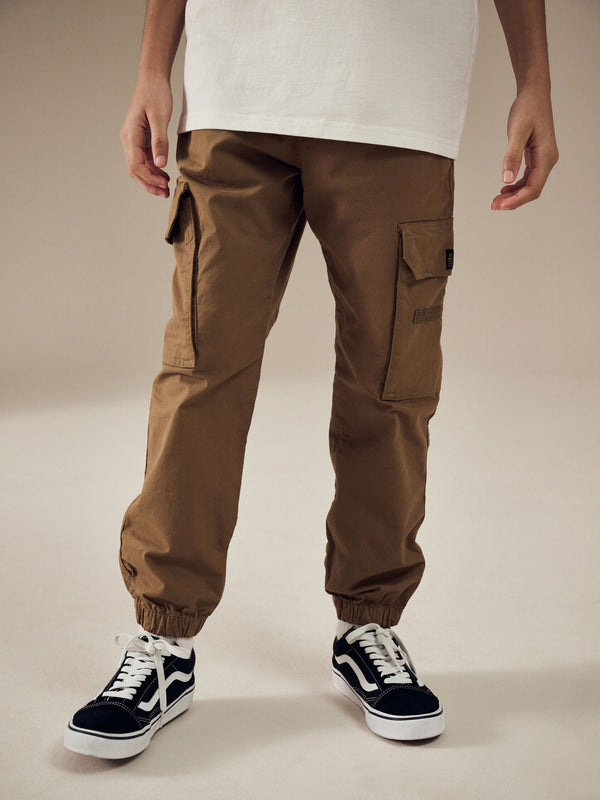 Tan Brown Cargo Trousers (3-16yrs)