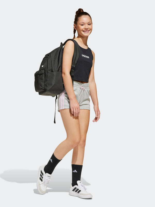 adidas Black Chrome Classic 3 Bar Logo Backpack