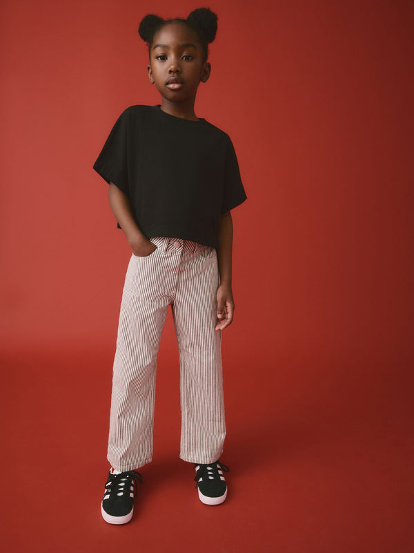 Black Boxy T-Shirt (3-16yrs)