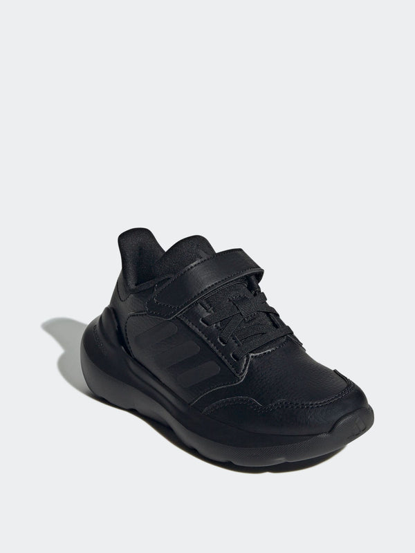 adidas Black Tensaur Run 3.0 Hook and Loop Kids Trainers