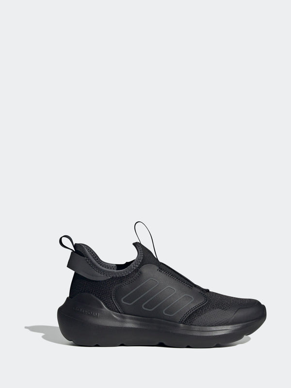 adidas Black Tensaur Comfort Slip On Junior Trainers