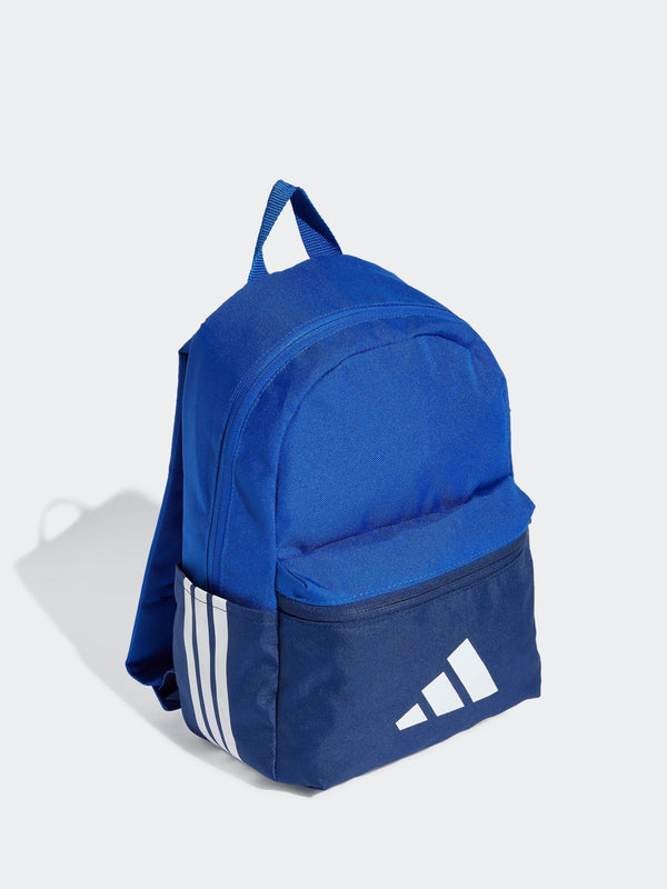 adidas Blue 3 Bar Kids Backpack