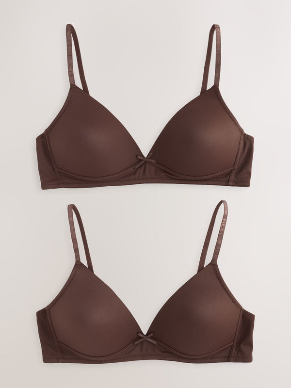 Brown Trainer Bras 2 Pack