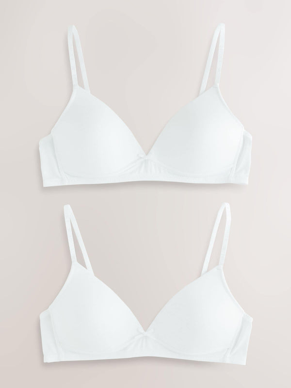 White Trainer Bras 2 Pack