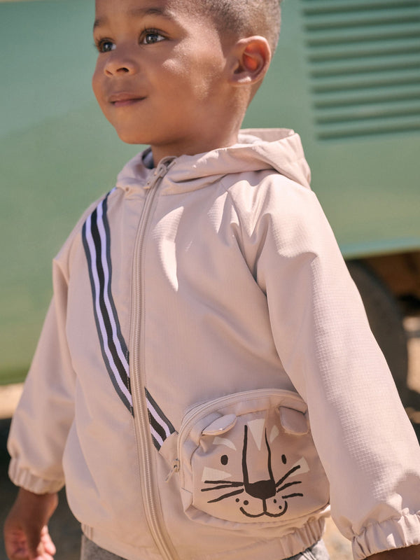 Neutral Bag Pocket Shower Resistant Jacket (3mths-7yrs)