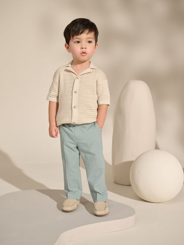 Mineral Blue Smart Trousers (3mths-7yrs)