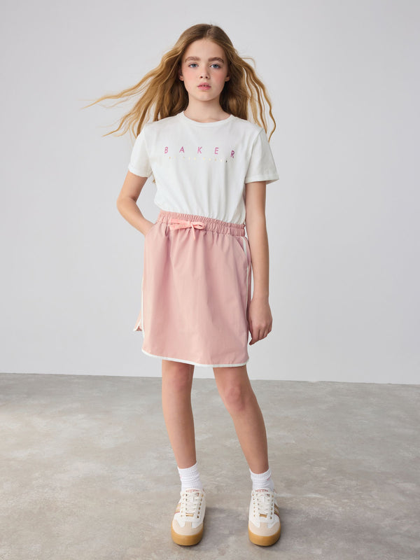 Baker by Ted Baker Cargo Mockable Pink/White Dress