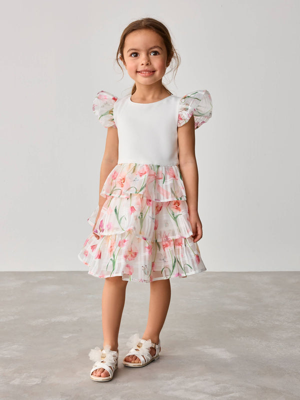Baker by Ted Baker Multi Burnout Floral Mockable Dress