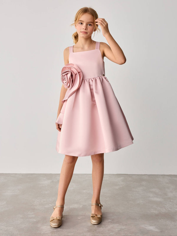 Baker by Ted Baker Satin Corsage Occasion Dress