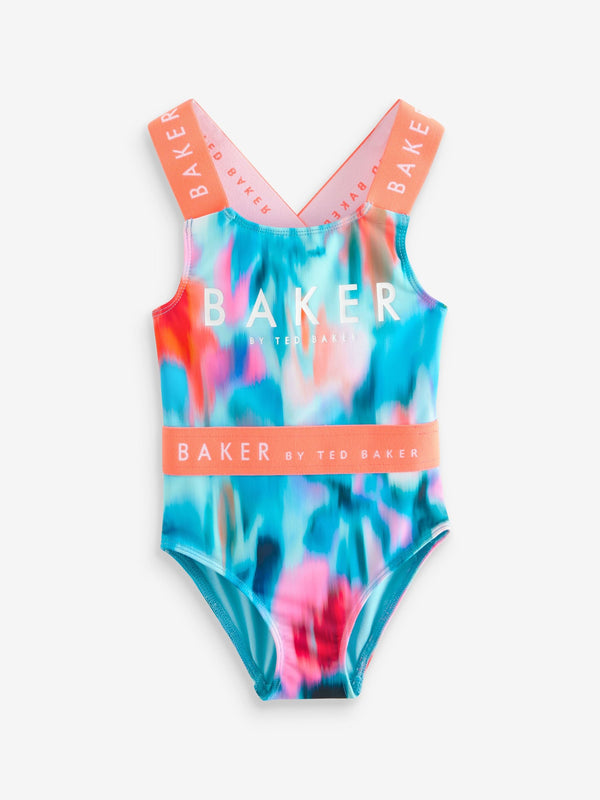 Baker by Ted Baker Blue Tie-Dye Swimsuit