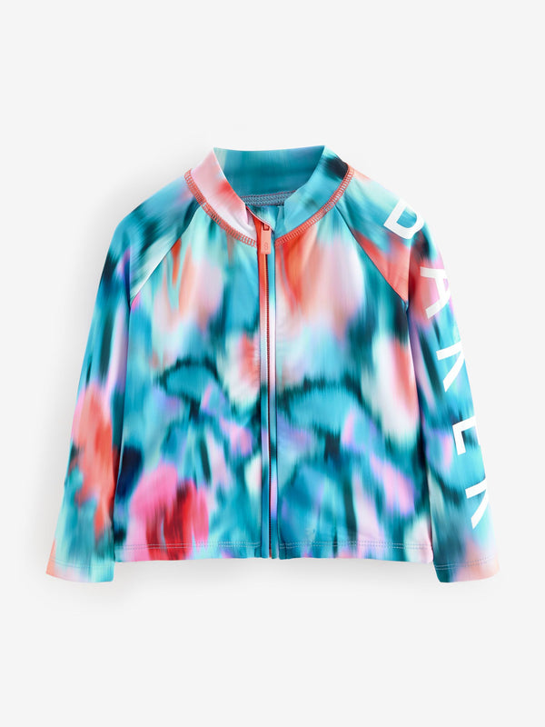 Baker by Ted Baker Blue Printed Rash Vest