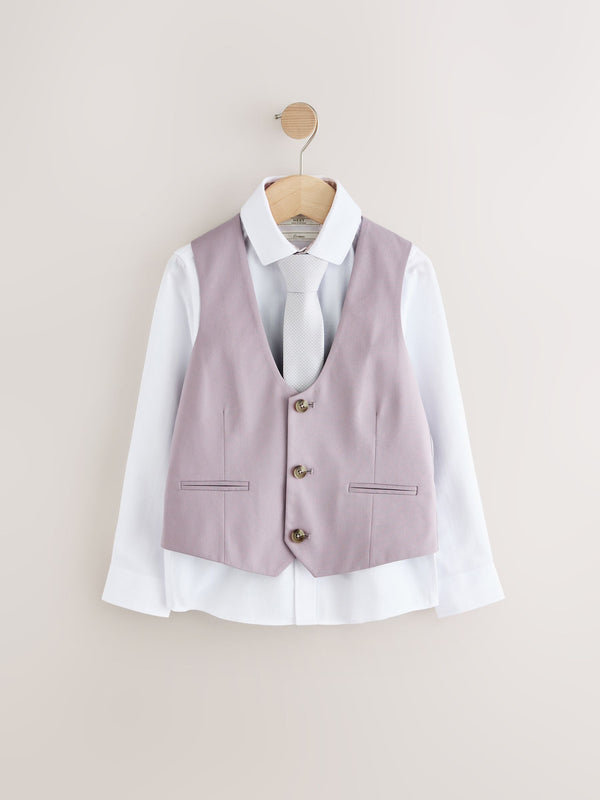 Lilac Purple Waistcoat Set (12mths-16yrs)