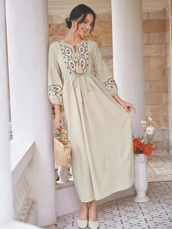 Ramdan Embroidery dress