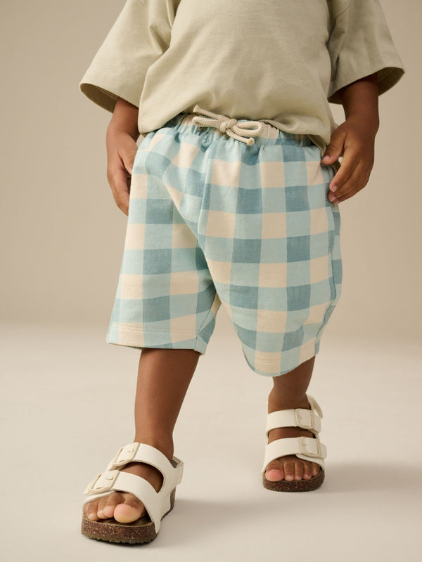 Mineral Blue Jersey Shorts (3mths-7yrs)