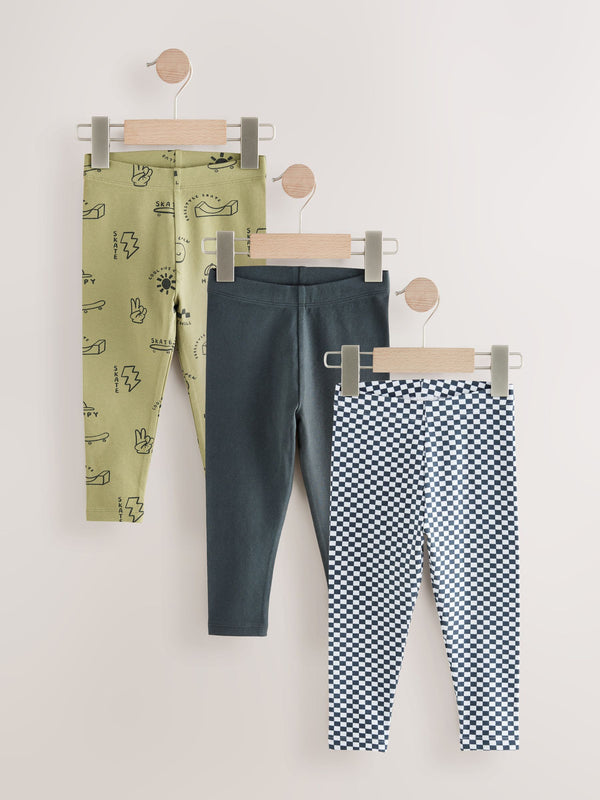 Mono Leggings 3 Pack (3mths-7yrs)