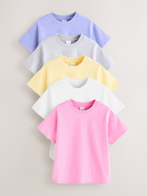 Multi T-Shirts 5 Pack (3mths-7yrs)