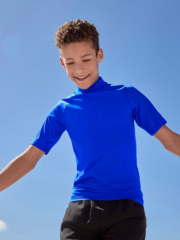 Cobalt Blue Short Sleeve Rash Vest (1.5-16yrs)