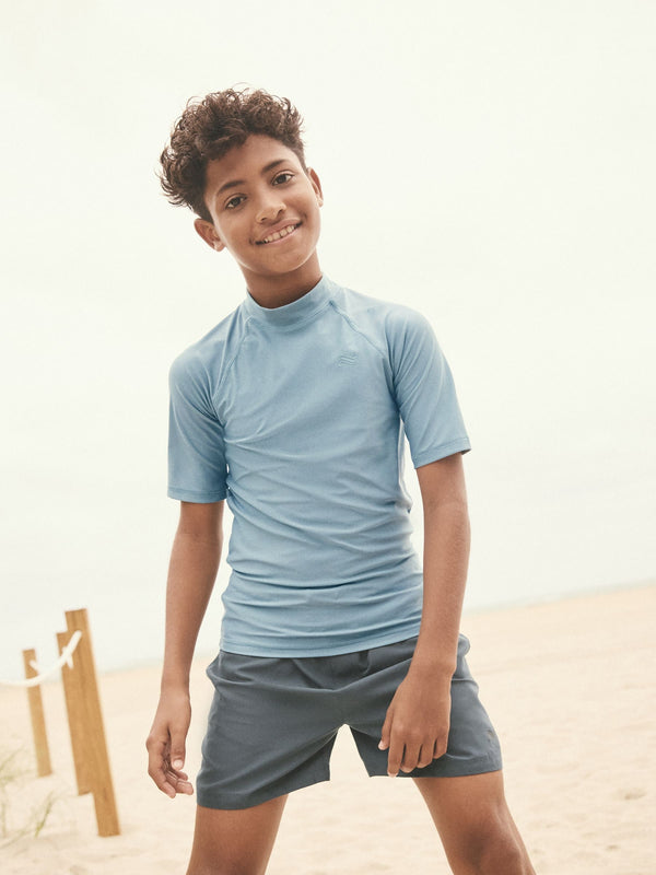 Grey Short Sleeve Rash Vest (1.5-16yrs)