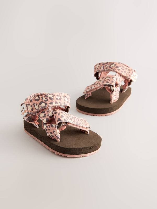 Animal Print Baby Trekker Sandals (0-24mths)