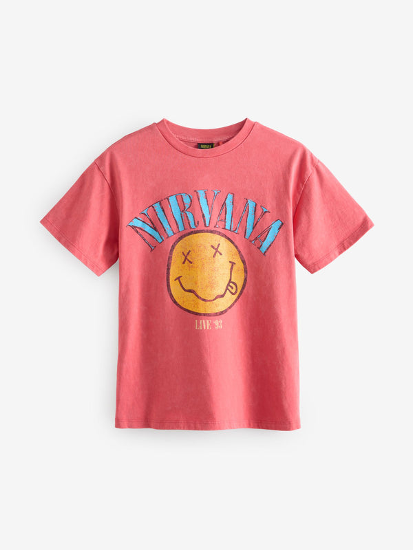 Red Nirvana License T-Shirt (3-16yrs)