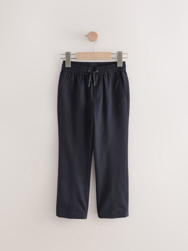 Navy Pull-On Suit Trousers (3-16yrs)