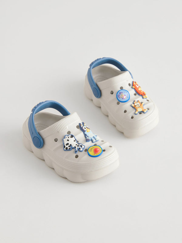 Grey Bluey Clogs