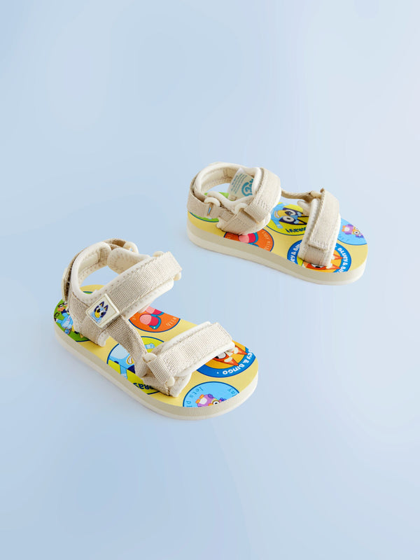 Neutral Bluey Adjustable Strap Trekker Walking Sandals