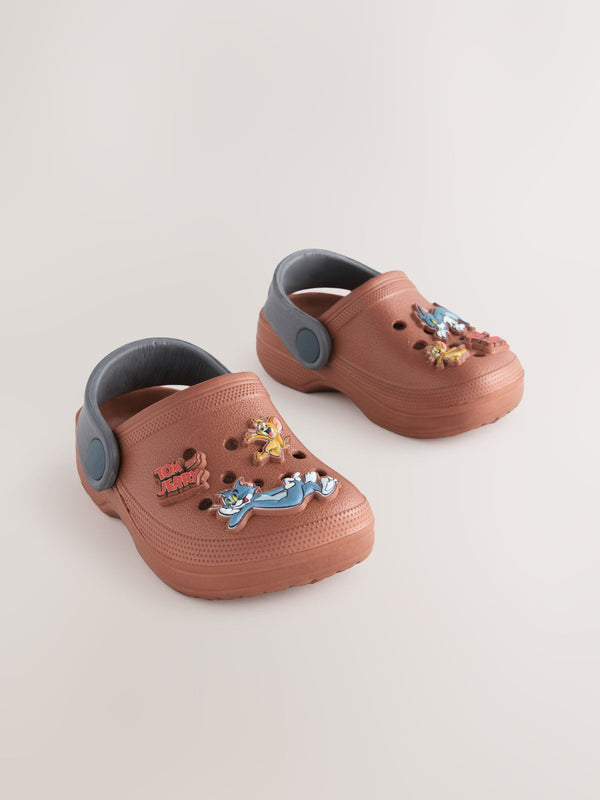 Brown Tom & Jerry Clogs