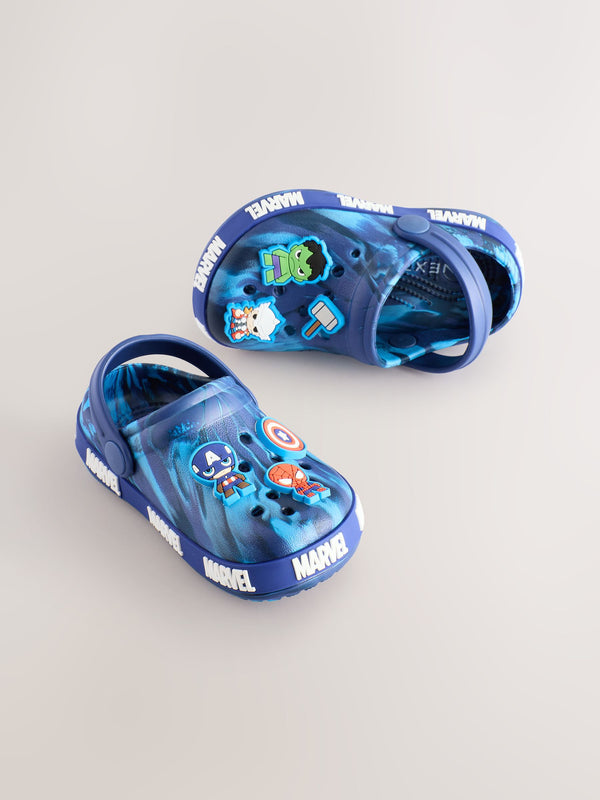 Blue Marvel Character Clogs
