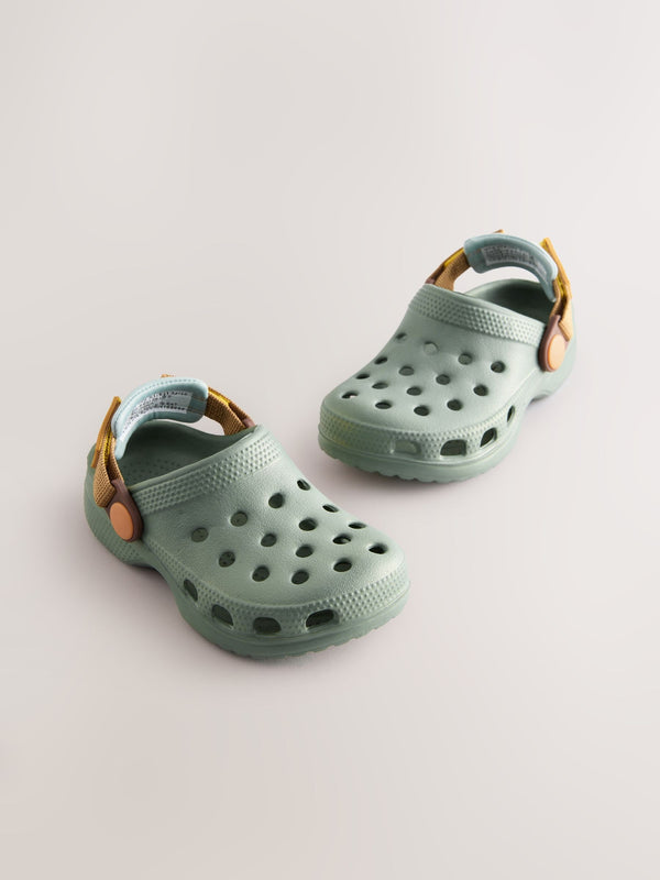 Green Clogs
