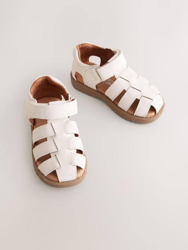 White Fisherman Sandals